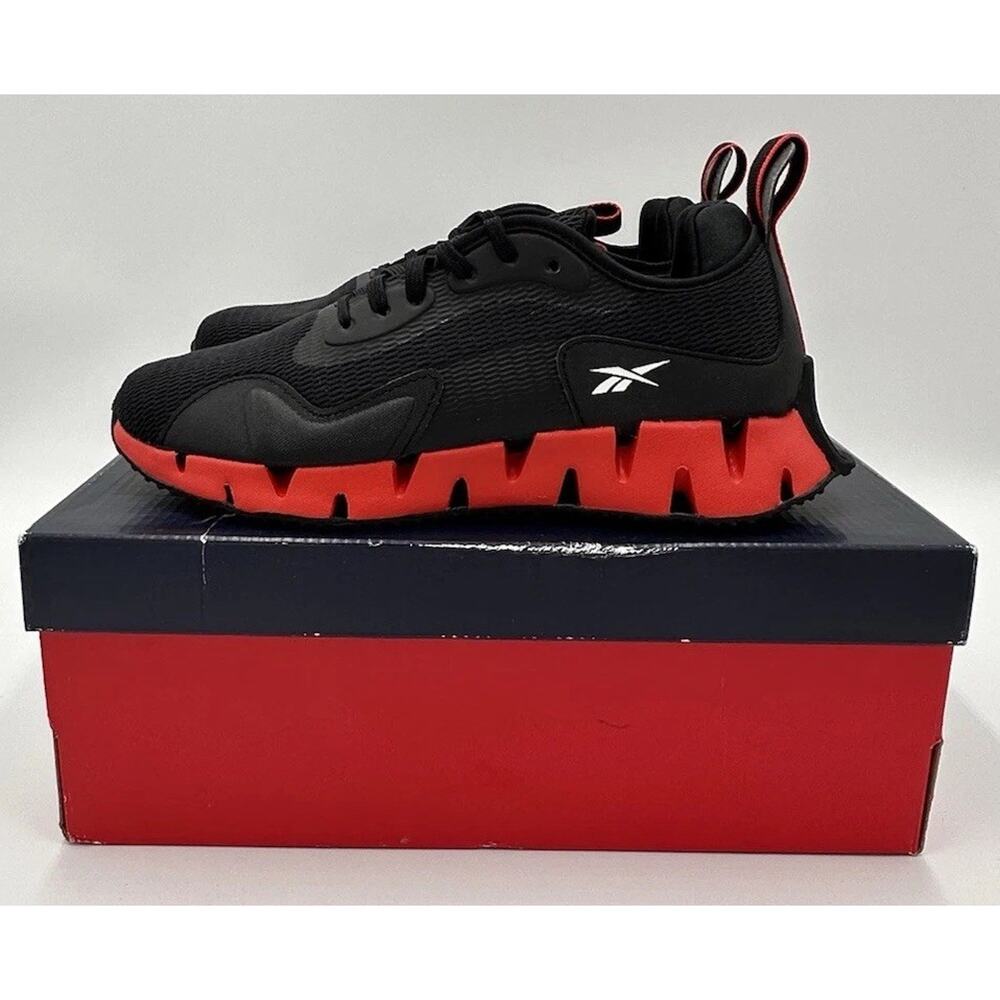 Reebok Size 5 Y (Youth Big Kid) Zig Dynamica Black Red New In Box NIB